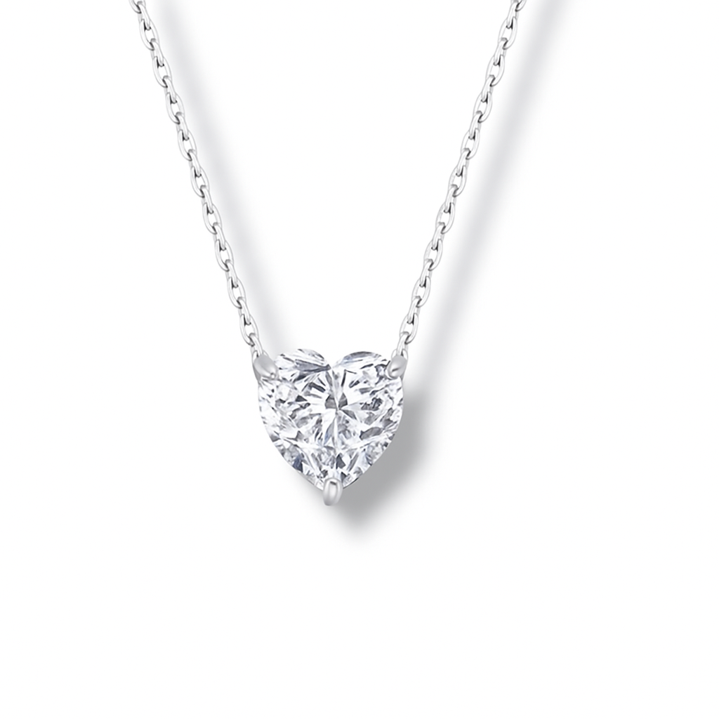 Cuore Halskette 925 Silber