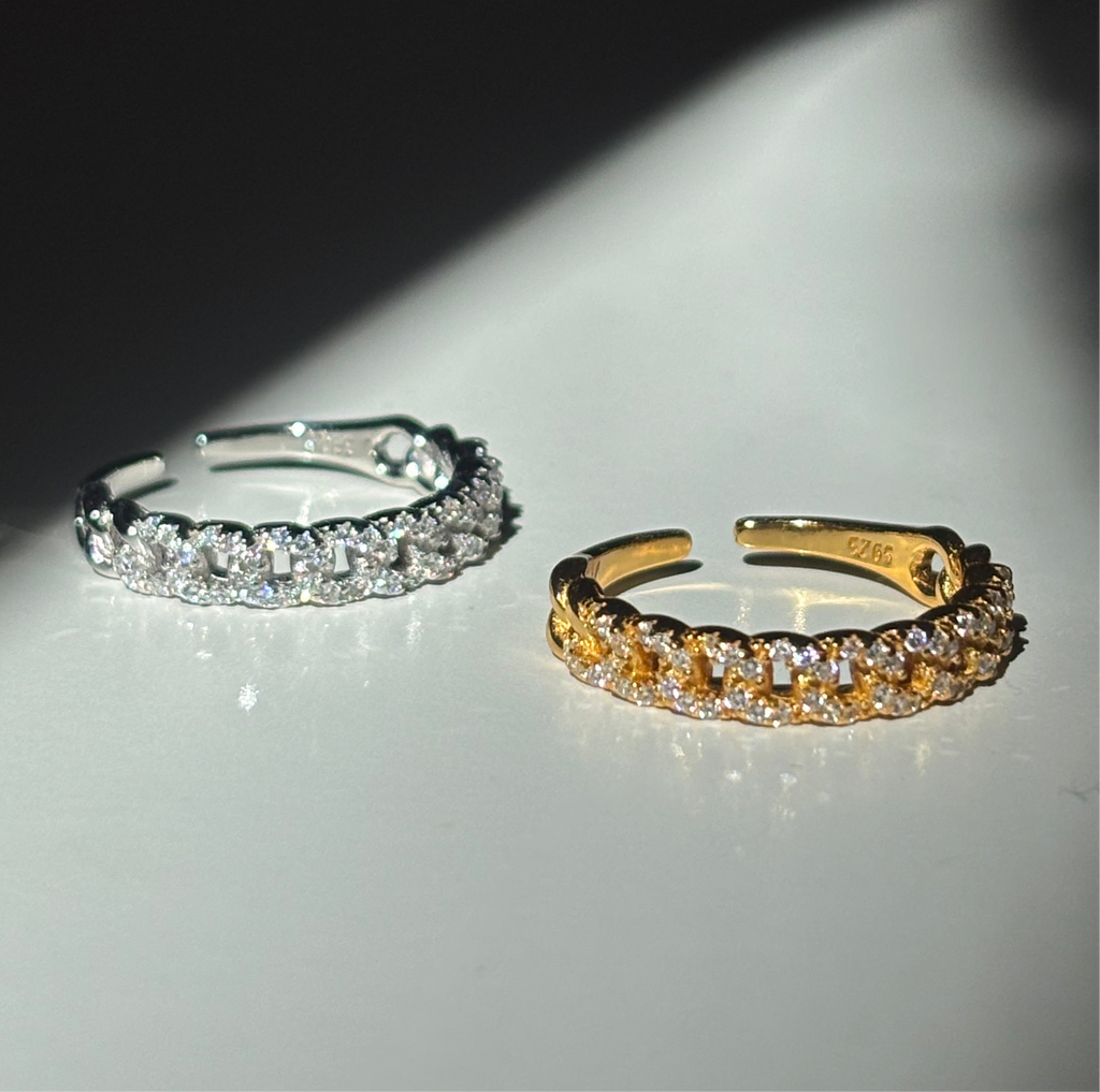 Nella Ring 925 Silber (verstellbare Größe)