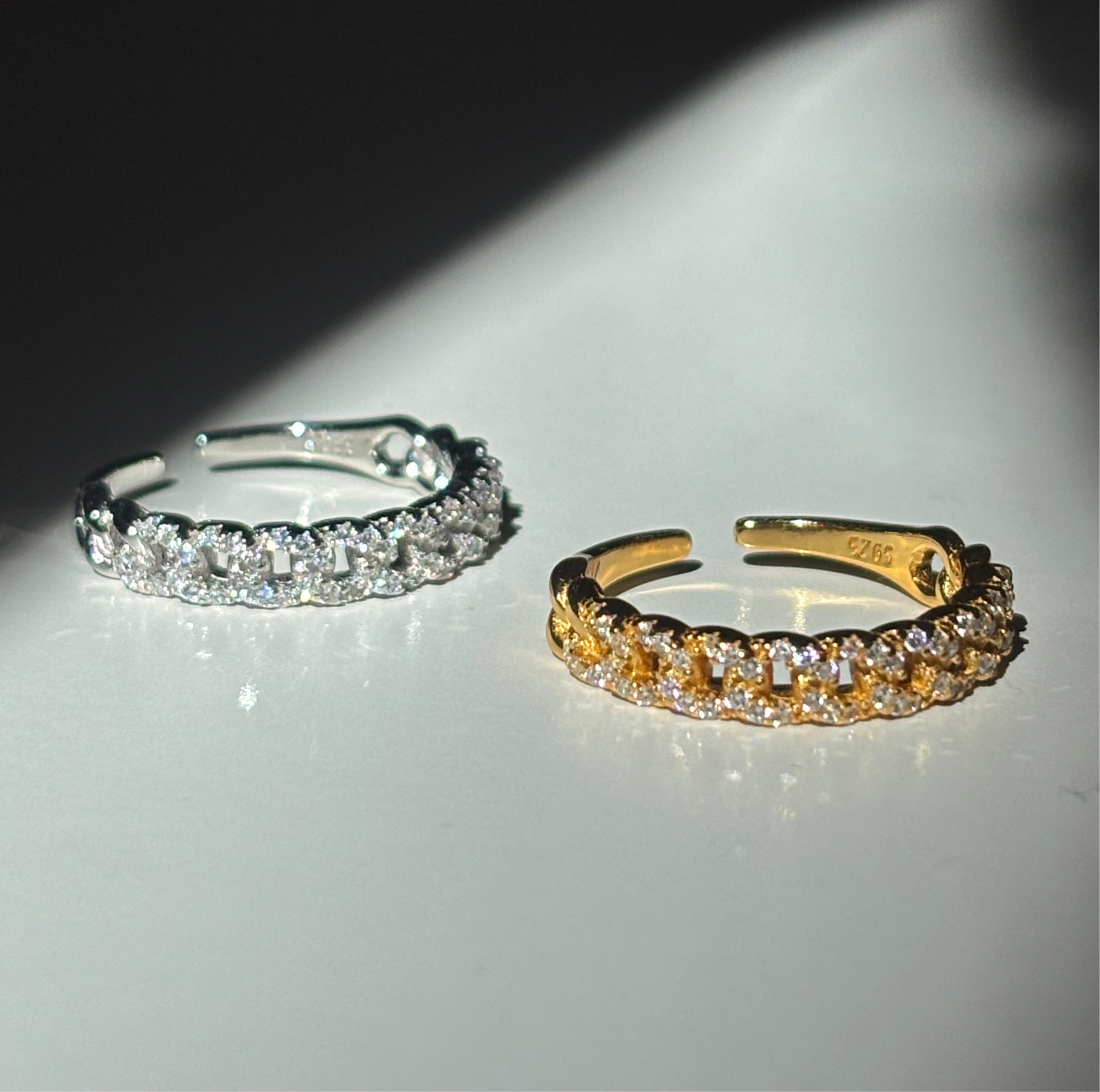 Nella Ring 925 Silber (verstellbare Größe)