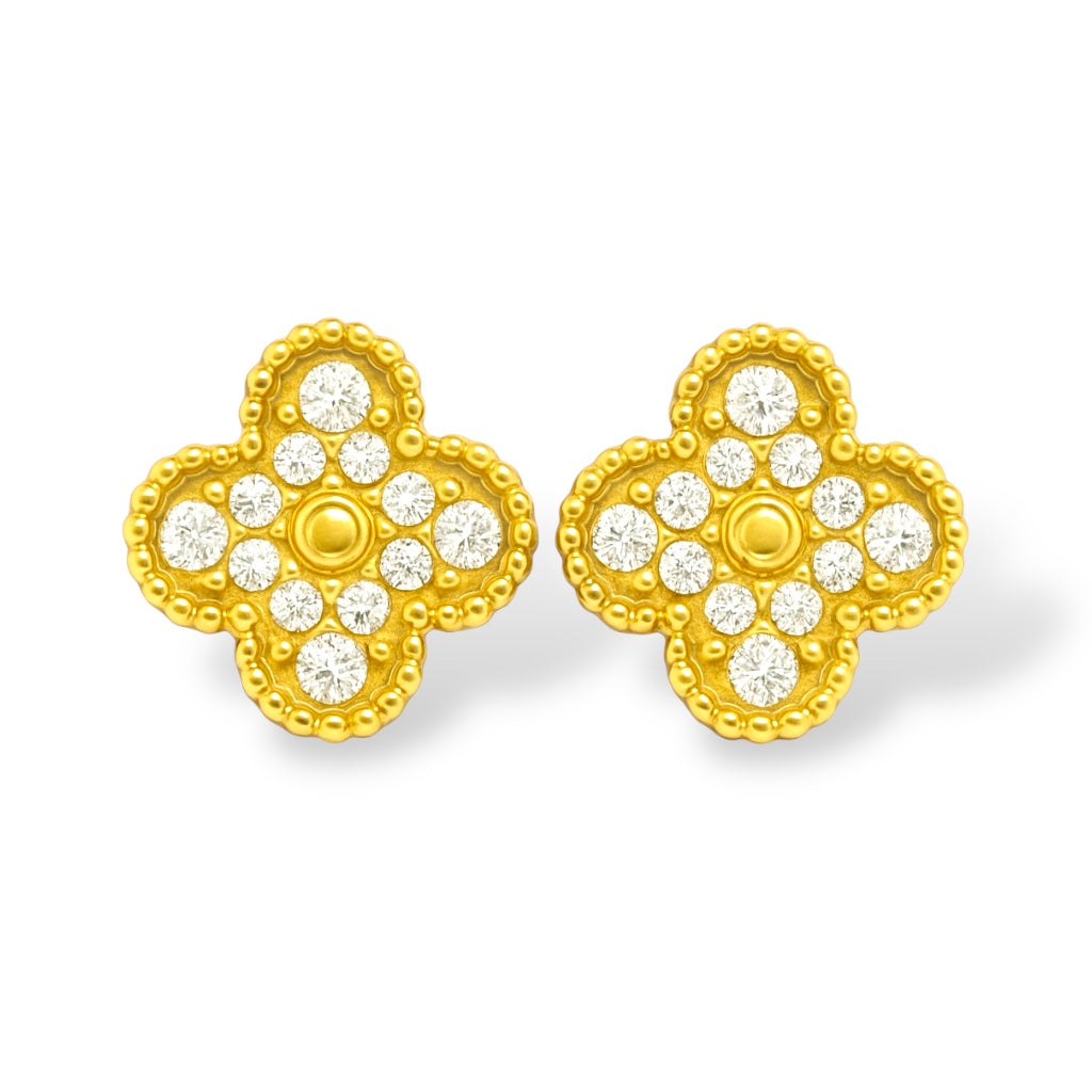 Fortuna Gold/Silber Ohrring