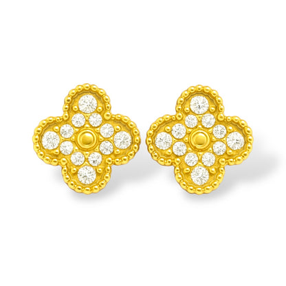 Fortuna Gold/Silber Ohrring