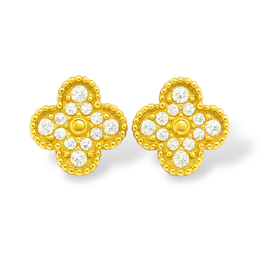 Fortuna Gold/Silber Ohrring