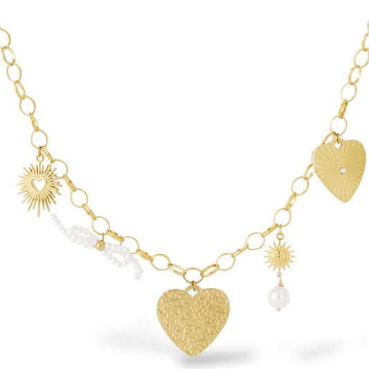 Charm Golden Pearl - Halskette