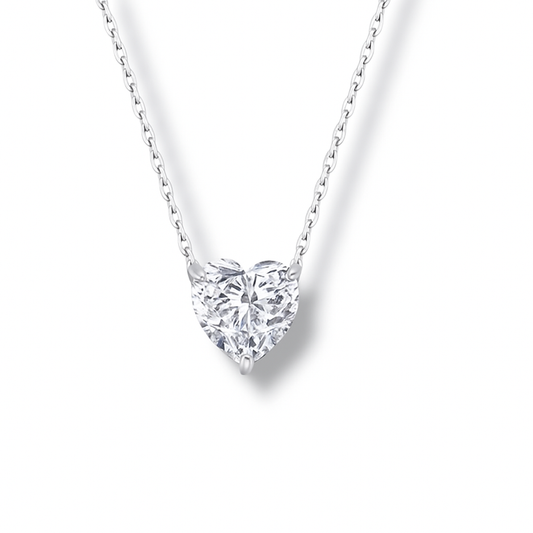 Cuore Halskette 925 Silber