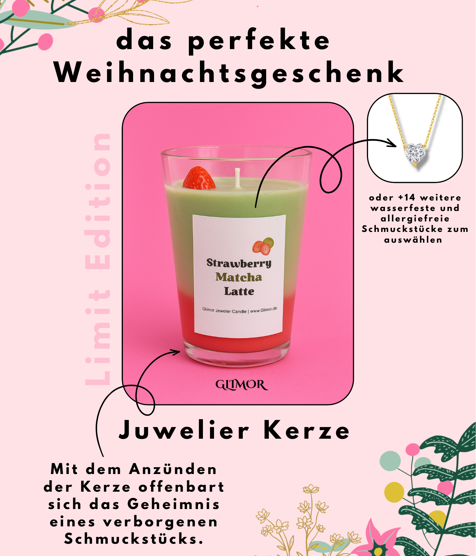 Schmuck Kerze x Lory