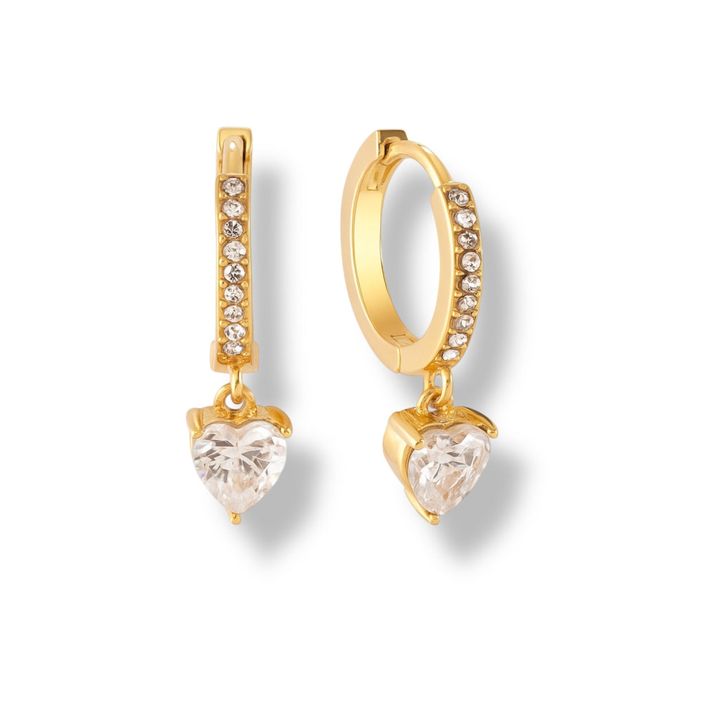 Diamond Heart Ohrringe
