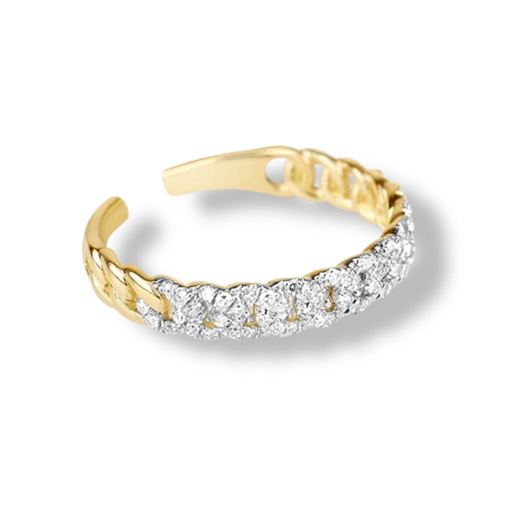 Nella Ring 925 Silber (verstellbare Größe)